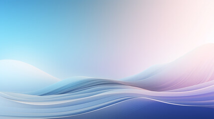 Fototapeta premium dreamy abstract blurred gradient background in pastel hues, abstract colorful background with waves.