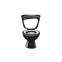 Toilet icon vector potty illustration restroom bathroom sign