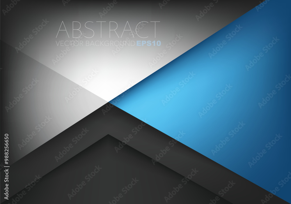 Fototapete graphic geometric triangle overlap vector layer background for text and message design