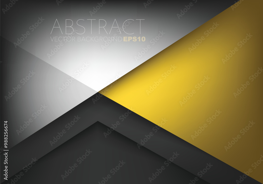Fototapete graphic geometric triangle overlap vector layer background for text and message design