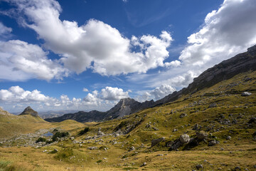 Obraz premium Aerial view on Durmitor National Park 