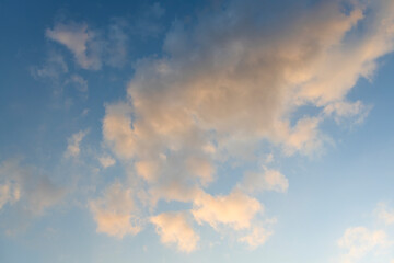 The sky is blue with a few clouds scattered throughout