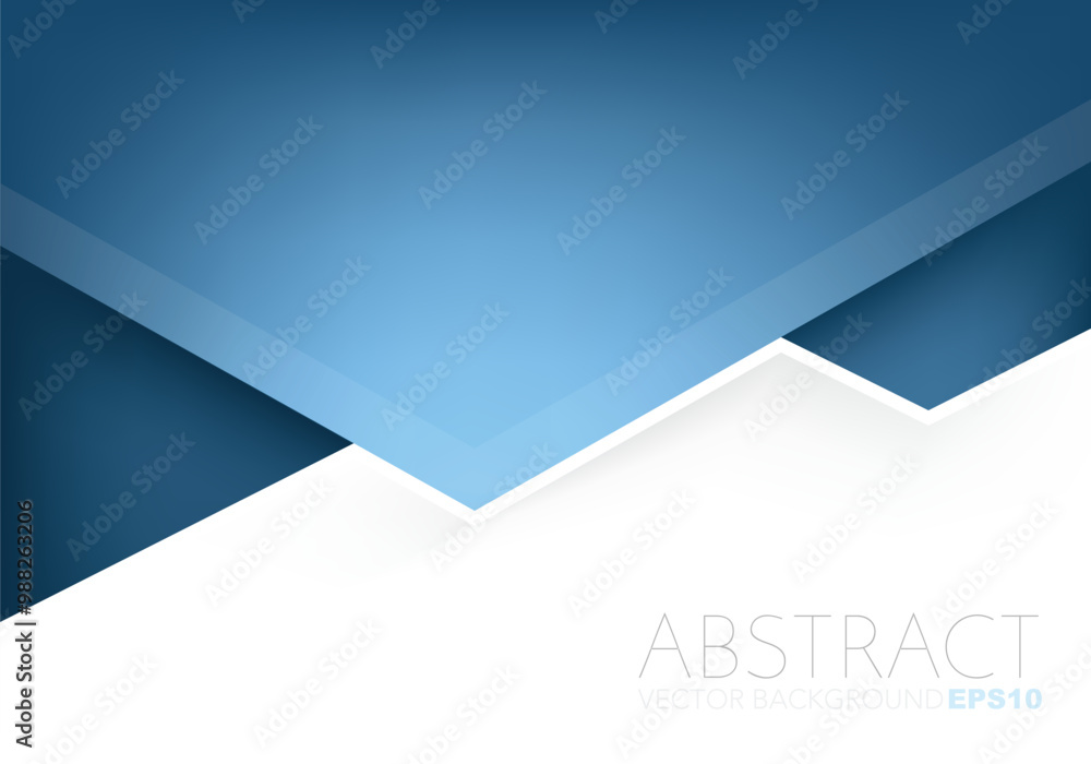 Fototapete graphic geometric triangle overlap vector layer background for text and message design