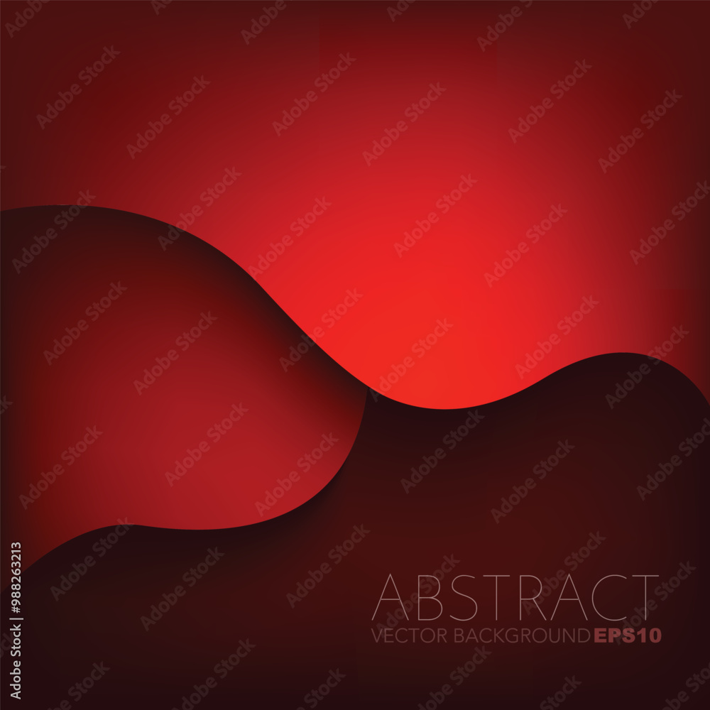 Fototapete graphic vector curve line overlap background for text and message design