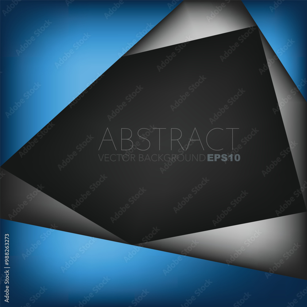 Fototapete graphic geometric triangle overlap vector layer background for text and message design