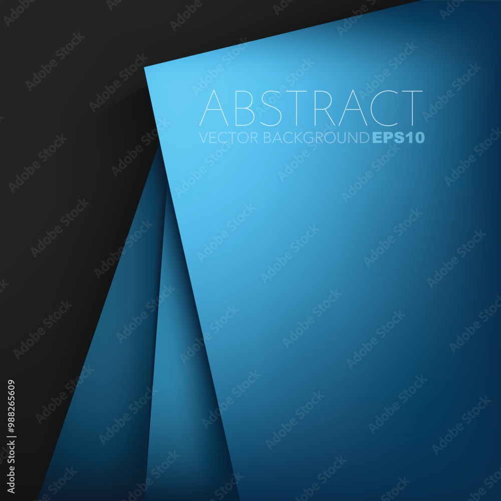 Fototapete graphic geometric triangle overlap vector layer background for text and message design