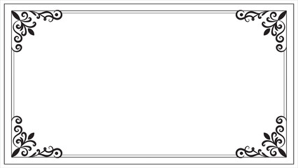 abstract page border design