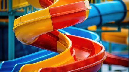 Spiral Slide: A fun twist on the traditional slide, this spiraled descent offers children a longer, more thrilling ride down for endless excitement.
