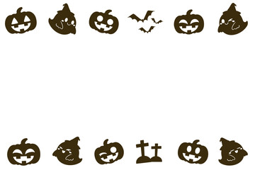 ハロウィンシンプル枠④