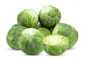Brussel Sprouts isolated on  transparent png
