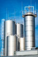 modern industry silo in austria