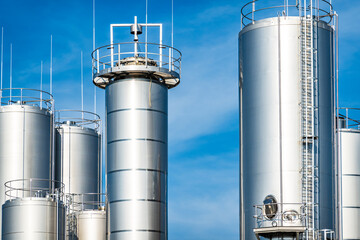 modern industry silo in austria