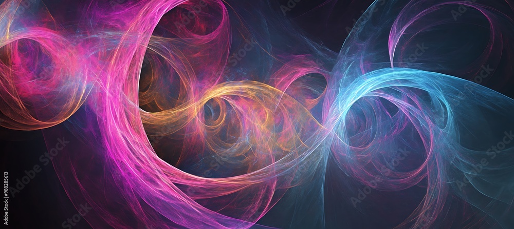 Poster a dynamic, abstract energy burst pattern with a large area for text
