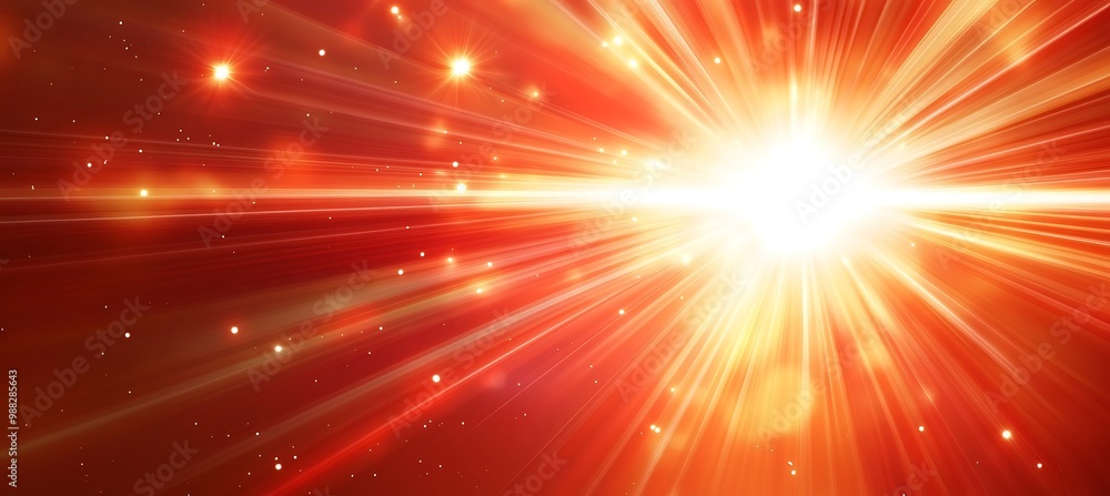 Poster a dynamic, abstract energy burst pattern with a large area for text