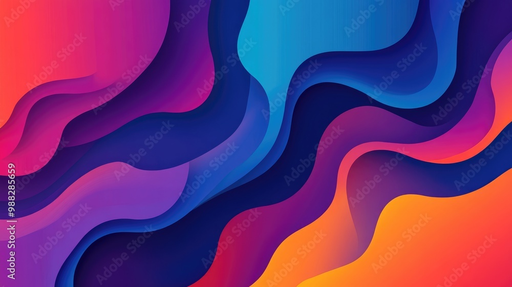 Poster abstract backdrop with an area designated for text insertion