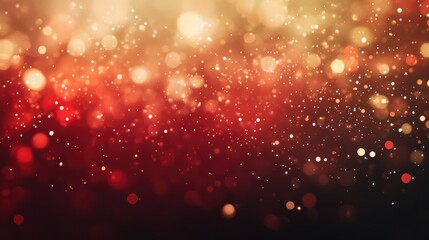 Red and gold fireworks with bokeh effects create an abstract celebratory background perfect for New Year s themes and offering ample copy space