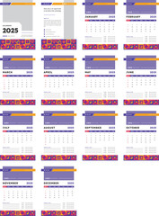 Wall Calendar 2025 Design V1