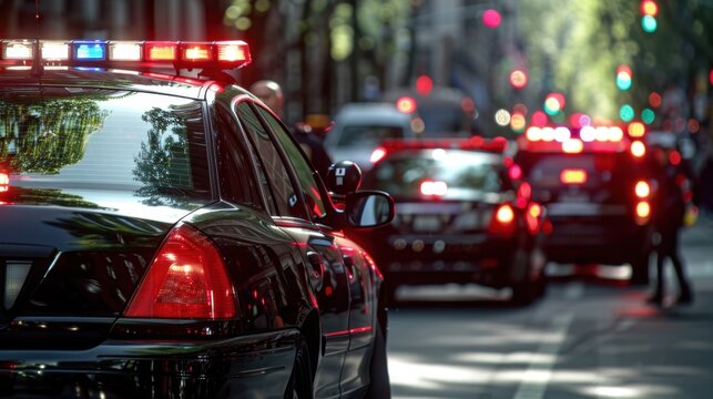 Patrol Vehicles: These police cars are outfitted with radios, lights, sirens, and GPS, enabling officers to patrol effectively and respond promptly to emergencies.
