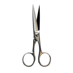 scissors isolated on white and transparent background. PNG cutout.