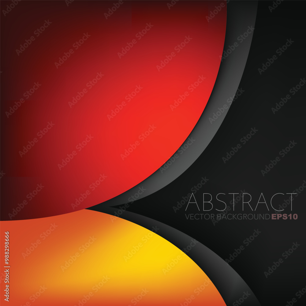 Fototapete graphic vector curve line overlap background for text and message design