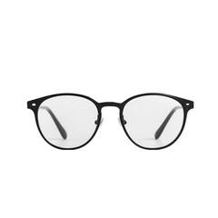 Fototapeta premium modern luxury glasses on white and transparent background. PNG cutout.