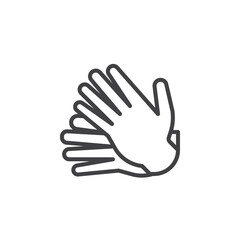 Clapping Hands line icon