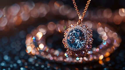 Fototapeta premium Elegant adornments, gems and valuable minerals.