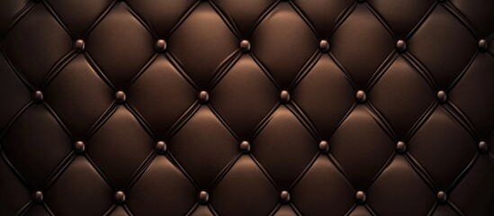 Textured Dark Brown Leather Background Wallpaper Design