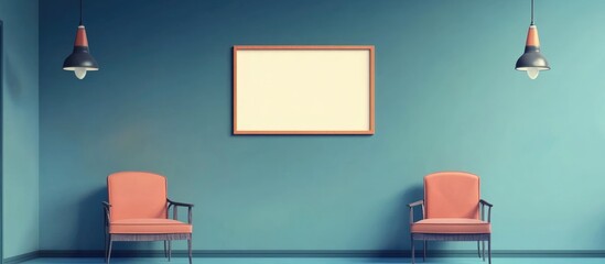 Empty Signboard On Hotel Room Wall Blank Hotel Sign