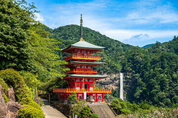 Seiganto-ji temple near Nachi Falls in Wakayama, Japan