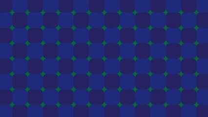 Fototapeta premium 青系の角丸正方形を敷き詰めた背景用ベクターイラスト
