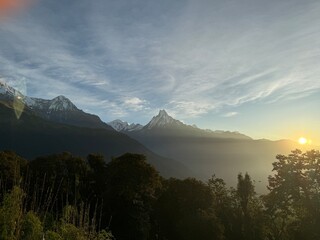 himaleje nepal machapuchare