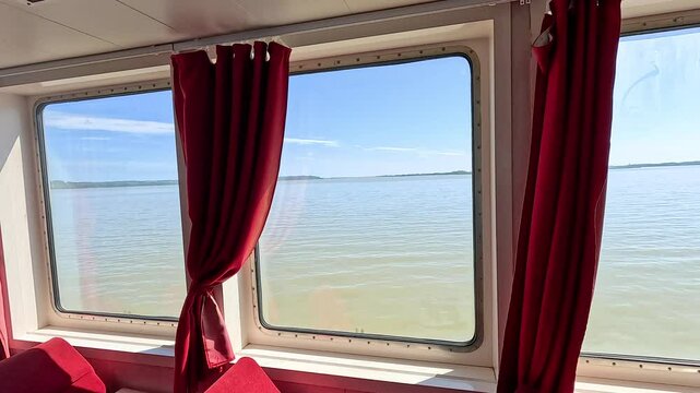 Scenic River View from Boat
