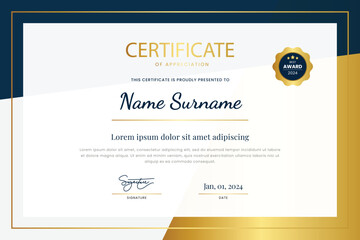 Elegant Certificate Template Design
