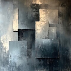 Abstract Grey Shapes