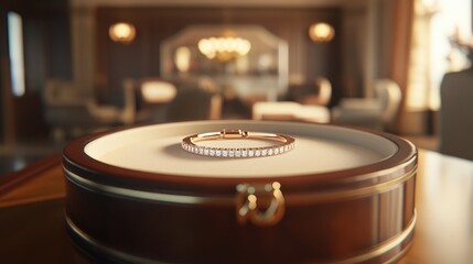 Elegant Vinyl Player in Vintage Interior