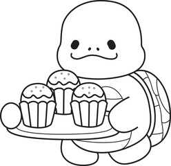 Free printable cute turtle for kindergarten.
Preschool outline printable education turtle animal.
