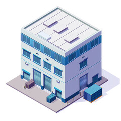 Industrial Building Illustration