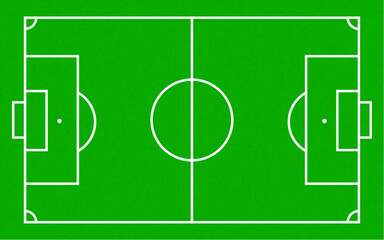 Soccer field in flat style. Football stadium background.