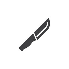 Chef knife vector icon