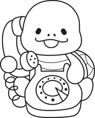 Free printable cute turtle for kindergarten.
Preschool outline printable education turtle animal.
