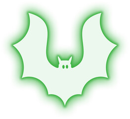 Neon Bat Halloween