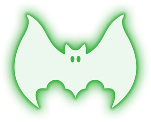 Neon Bat Halloween