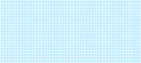 Blue pastel and white plaid fabric texture background