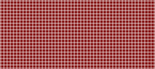 Red burgundy and white plaid fabric texture background
