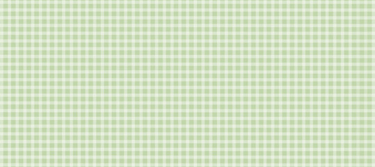Green matcha and white plaid fabric texture background