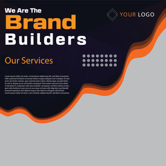 new social media poster design with image 
