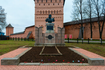 Monument to Dmitry Pozharsky. The city of Suzdal. Vladimir region, Russia
