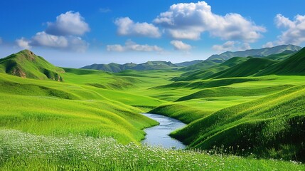 Gorgeous Natural Landscape Scenery Background: A Captivating Visual Feast. Discover the Tranquility and Beauty.