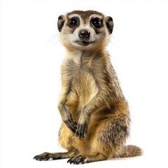 A wild animal prepared for scientific study, isolated on a clean white background, showing precise details